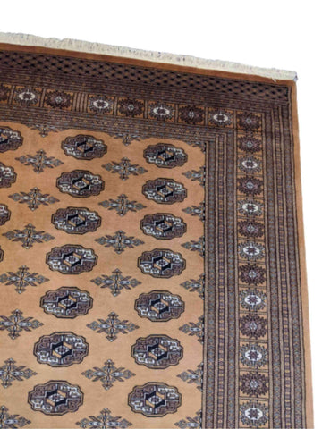 237 x 176 cm Pakistan Bukhara Traditional Brown Rug - Rugmaster