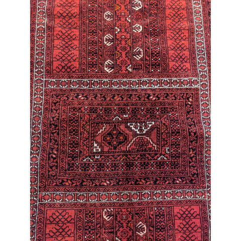 238 x 162 cm Afghan Hachlu Tribal Red Rug - Rugmaster