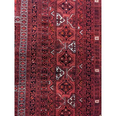 238 x 162 cm Afghan Hachlu Tribal Red Rug - Rugmaster
