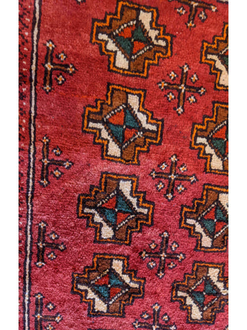 240 x 102 cm Persian Baluch Traditional Red Rug - Rugoutlet