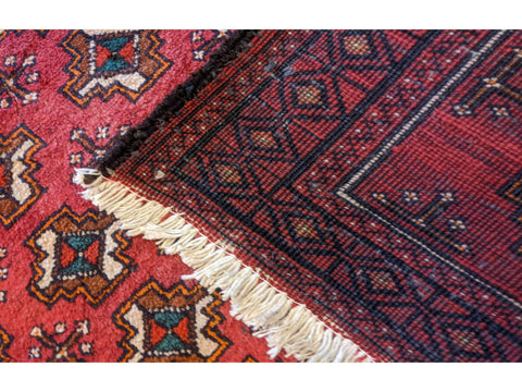 240 x 102 cm Persian Baluch Traditional Red Rug - Rugoutlet