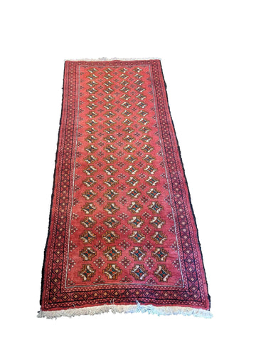 240 x 102 cm Persian Baluch Traditional Red Rug - Rugoutlet