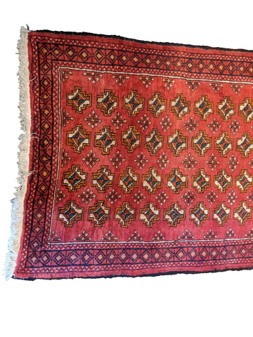 240 x 102 cm Persian Baluch Traditional Red Rug - Rugoutlet