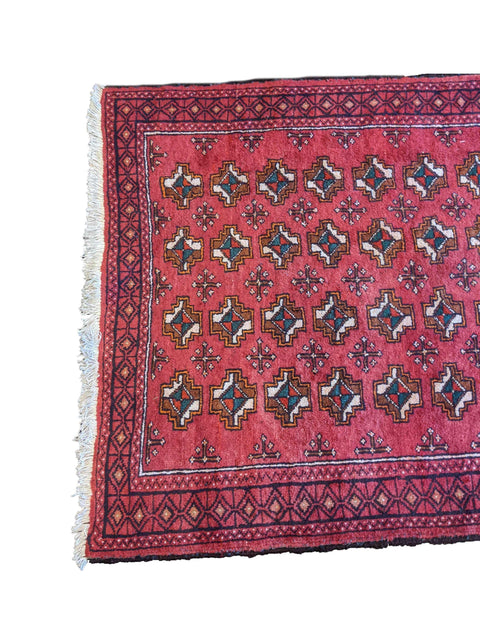 240 x 102 cm Persian Baluch Traditional Red Rug - Rugoutlet