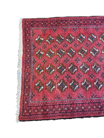 240 x 102 cm Persian Baluch Traditional Red Rug - Rugoutlet