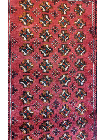 240 x 102 cm Persian Baluch Traditional Red Rug - Rugoutlet
