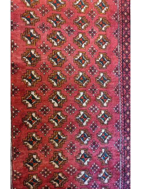 240 x 102 cm Persian Baluch Traditional Red Rug - Rugoutlet