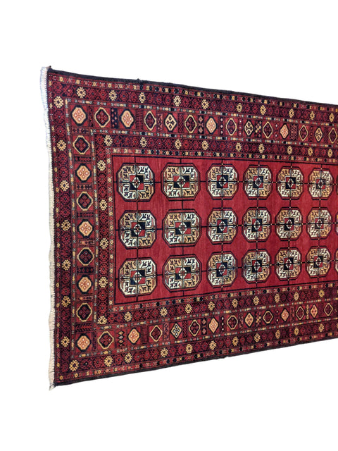 240 x 126 cm Traditional Handmade Traditional Red Rug - Rugoutlet