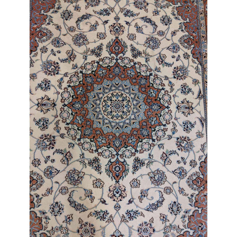 240 x 141 cm Traditional Handmade Traditional Salmon Rug - Rugmaster