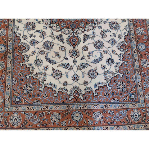240 x 141 cm Traditional Handmade Traditional Salmon Rug - Rugoutlet