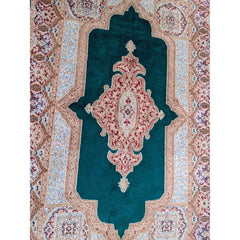 240 x 142 cm Kerman Traditional Green Rug - Rugmaster