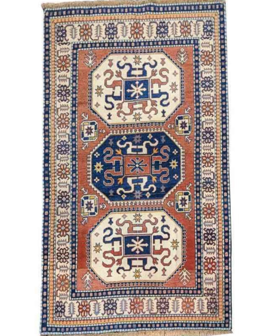 240 x 170 cm Kazak Orange Rug - Rugoutlet