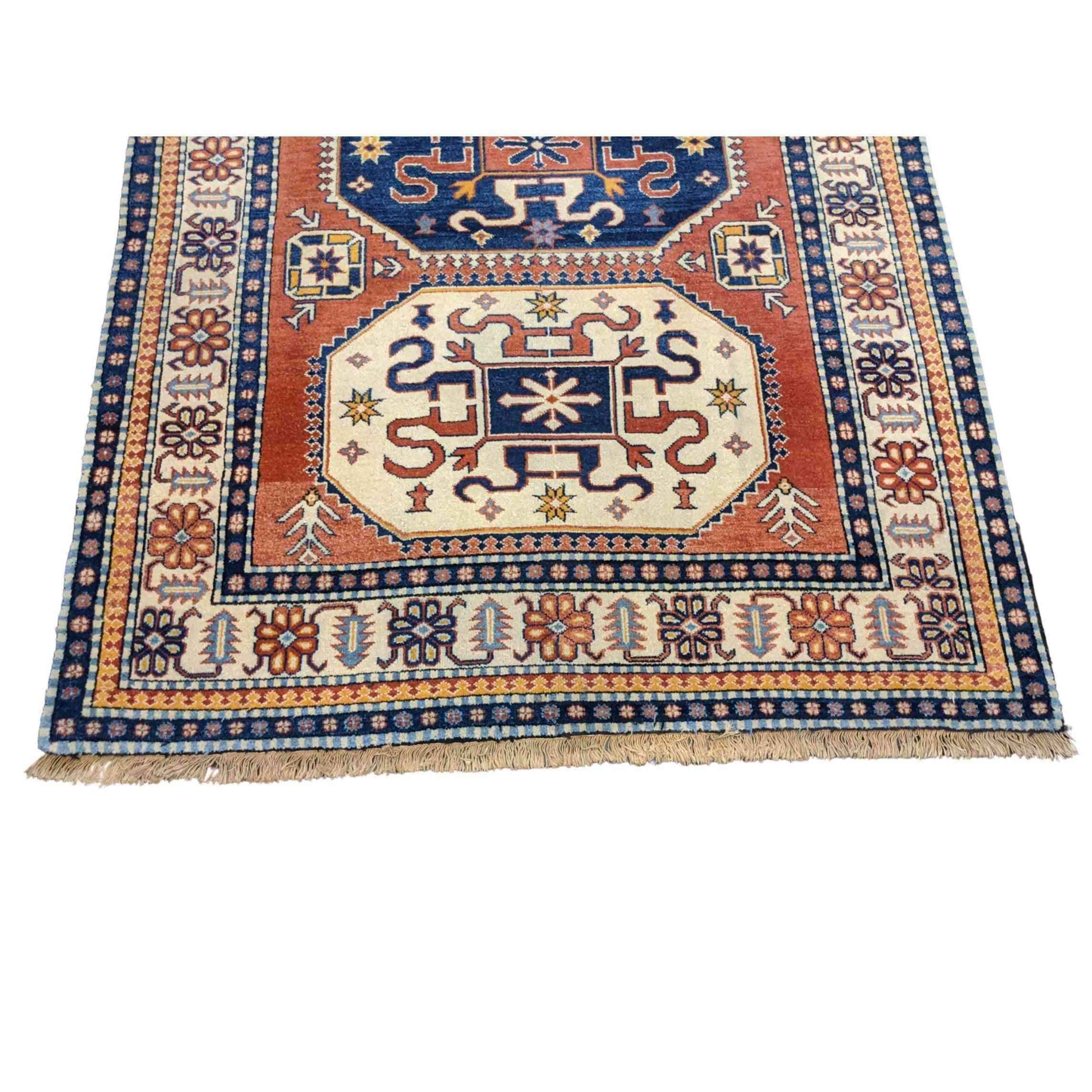 240 x 170 cm Kazak Orange Rug - Rugoutlet