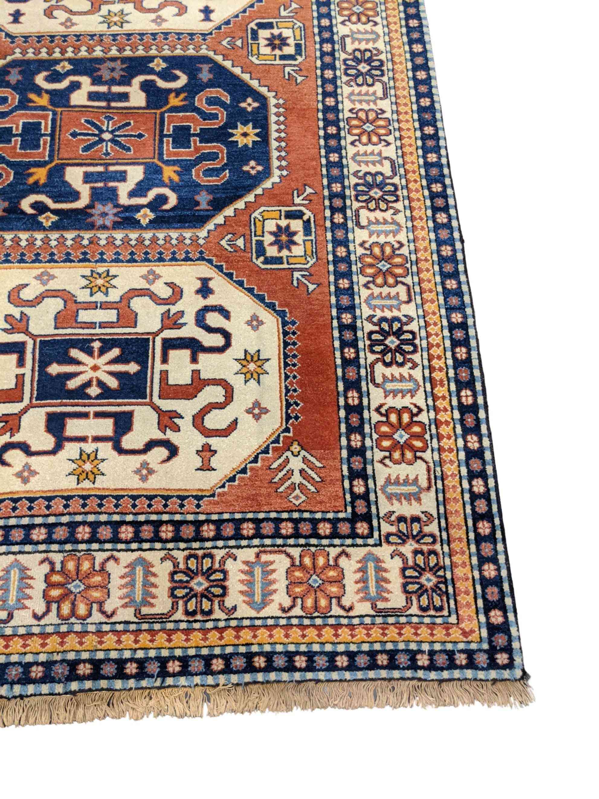 240 x 170 cm Kazak Orange Rug - Rugoutlet