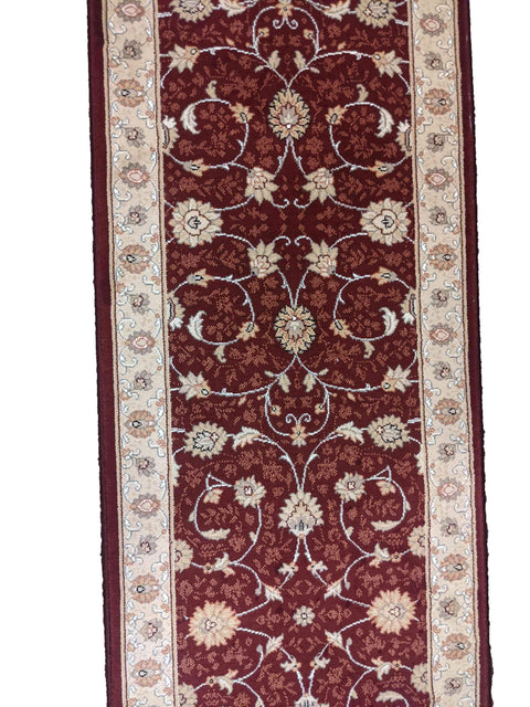 240 x 67 cm kashan powerloom Traditional Brown Rug - Rugoutlet