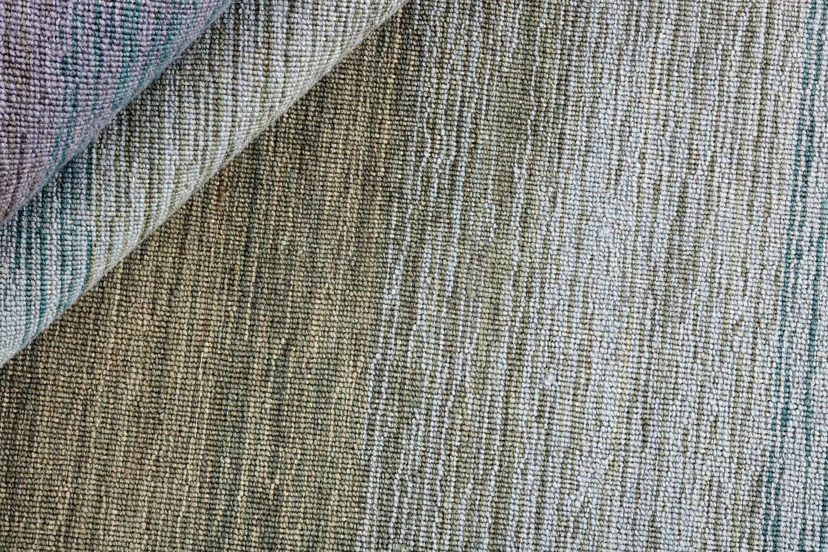 240x240 cm Indian Wool Multicolor Rug-HLD200111, Brown Multi - Rugmaster