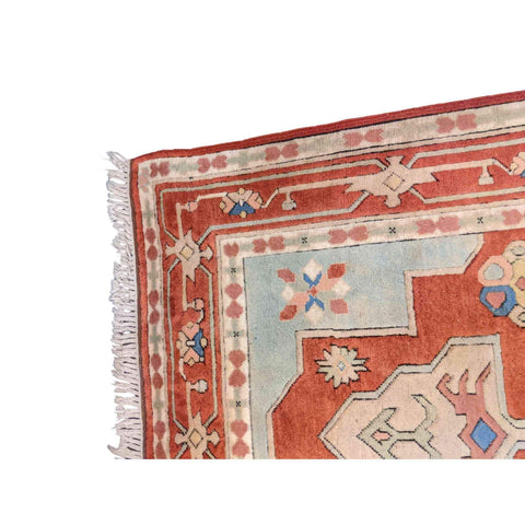 241 x 146 cm Karz Traditional Orange Large Rug - Rugoutlet