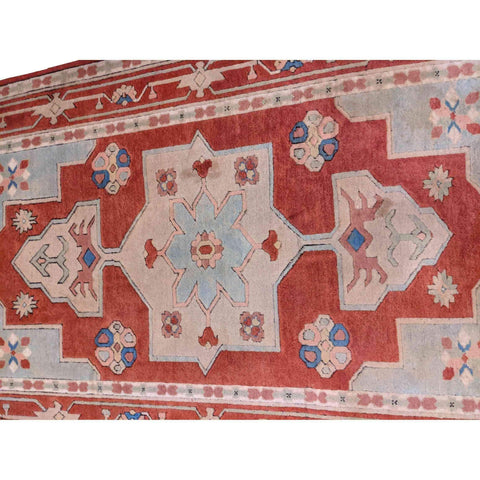 241 x 146 cm Karz Traditional Orange Large Rug - Rugoutlet