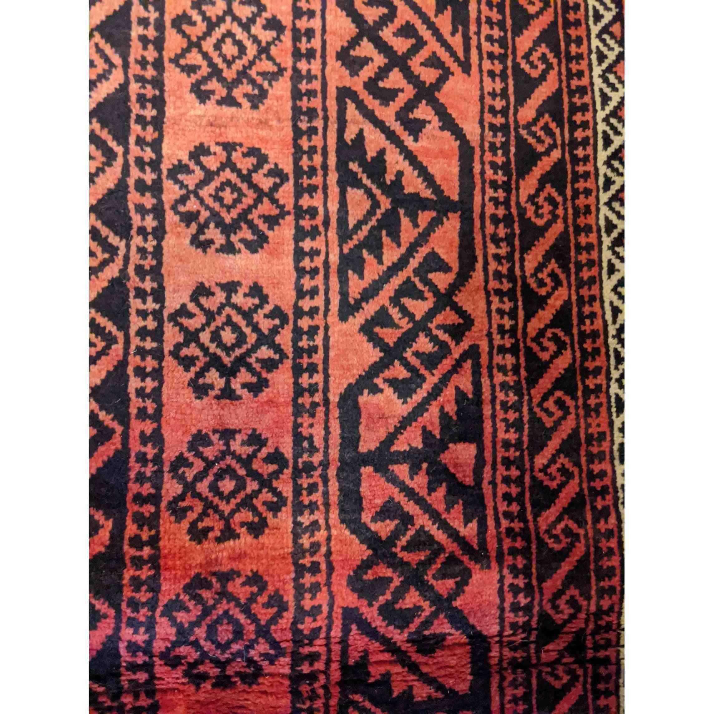 242 x 127 cm Fine Persian Baluch Traditional Red Rug - Rugoutlet