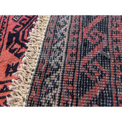 242 x 127 cm Fine Persian Baluch Traditional Red Rug - Rugmaster