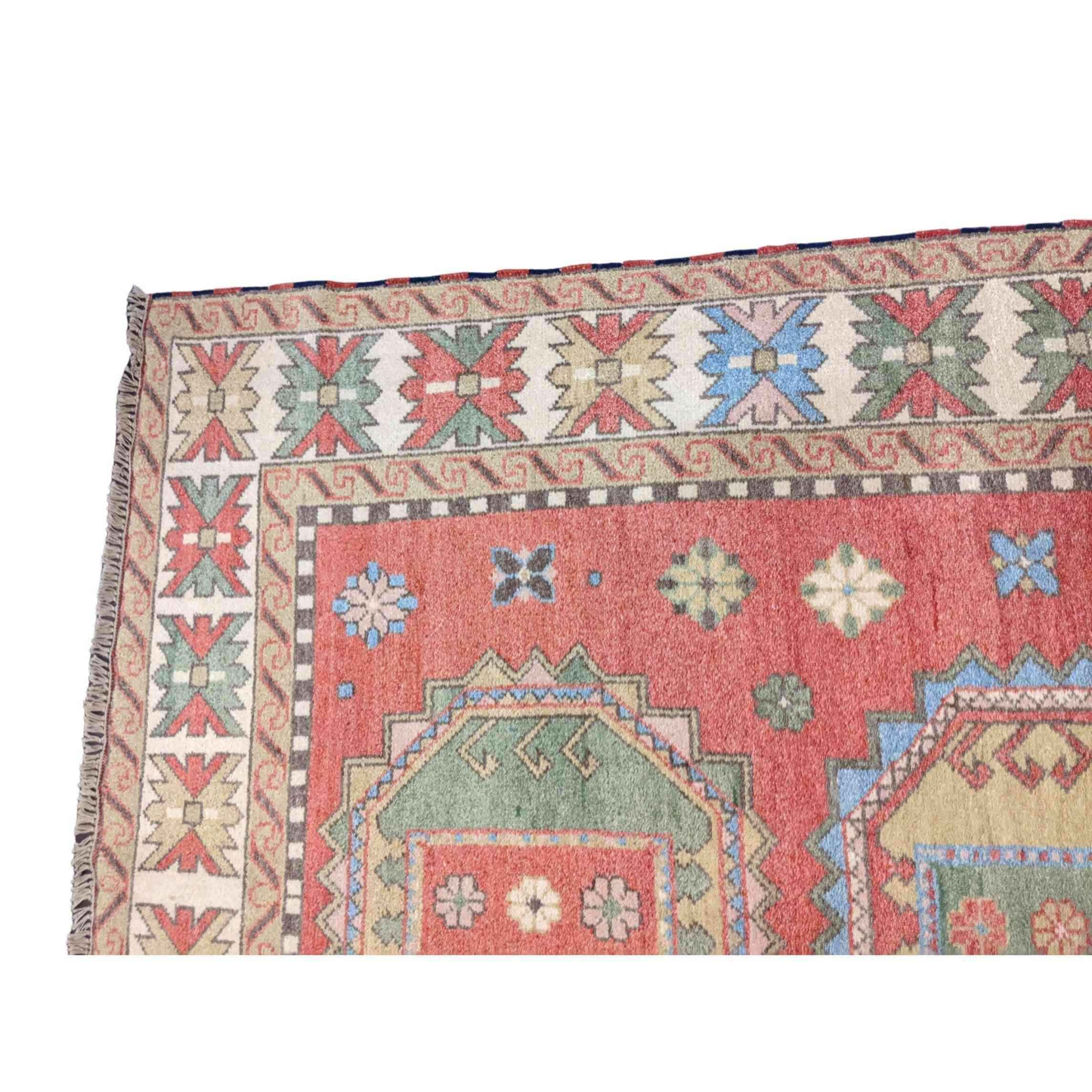 242 x 173 cm Kazak Pink Rug - Rugoutlet