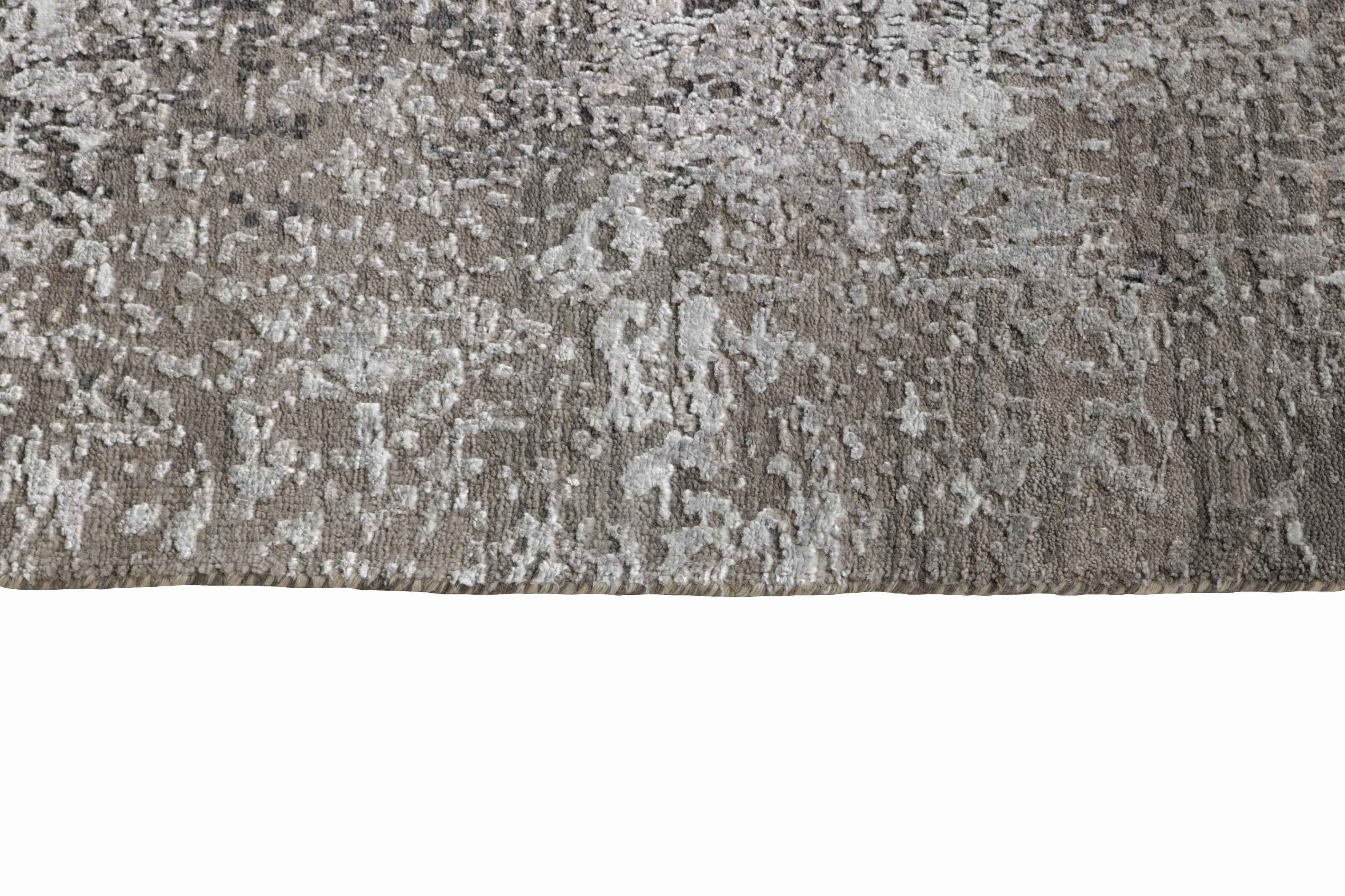 242x242 cm Indian Wool/Viscose Multicolor Rug-840174 - Rugmaster