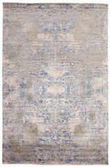 243x168 cm  Indian Wool/Viscose Multicolor Rug-840395