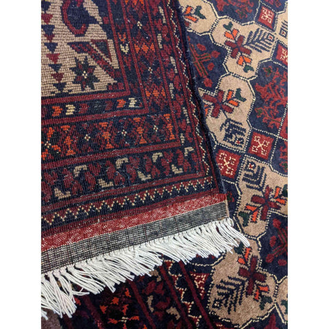 244 x 164 cm Afghan khan Tribal Red Rug - Rugmaster