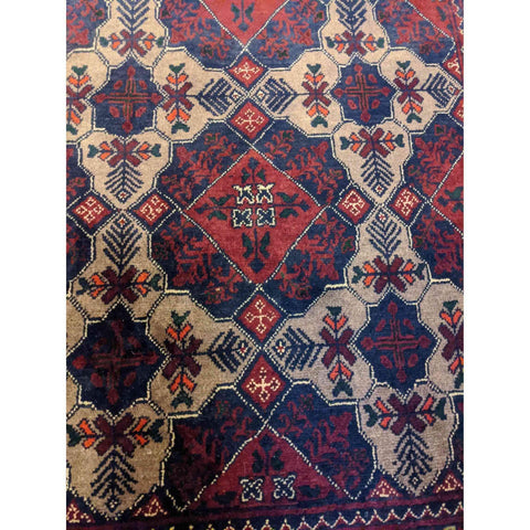 244 x 164 cm Afghan khan Tribal Red Rug - Rugmaster