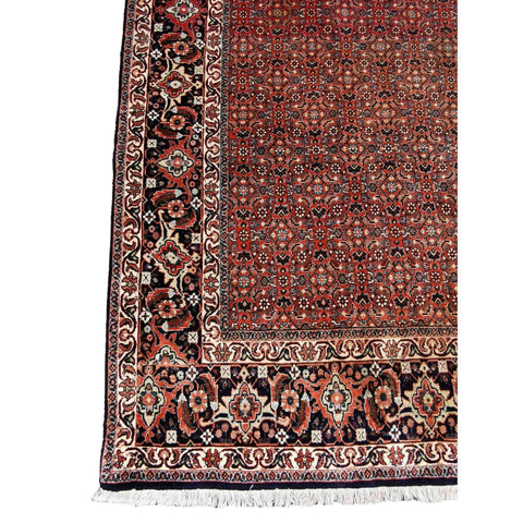 244 x 256 cm Persian Bijar Traditional Red Rug - Rugmaster