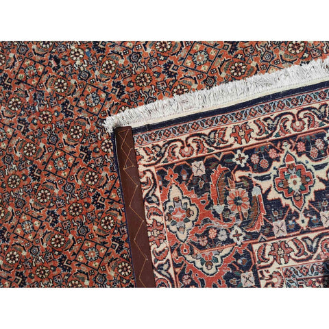 244 x 256 cm Persian Bijar Traditional Red Rug - Rugmaster