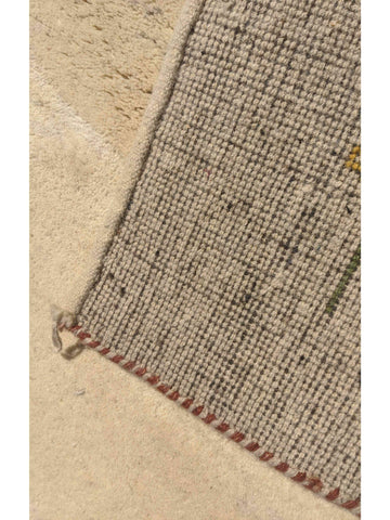 245 x 175 cm Nomadic Persian Gabbeh Tribal Beige Rug - Rugoutlet