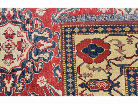 245 x 180 cm Kazak Modern Red Rug - Rugmaster