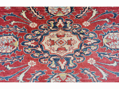 245 x 180 cm Kazak Modern Red Rug - Rugmaster