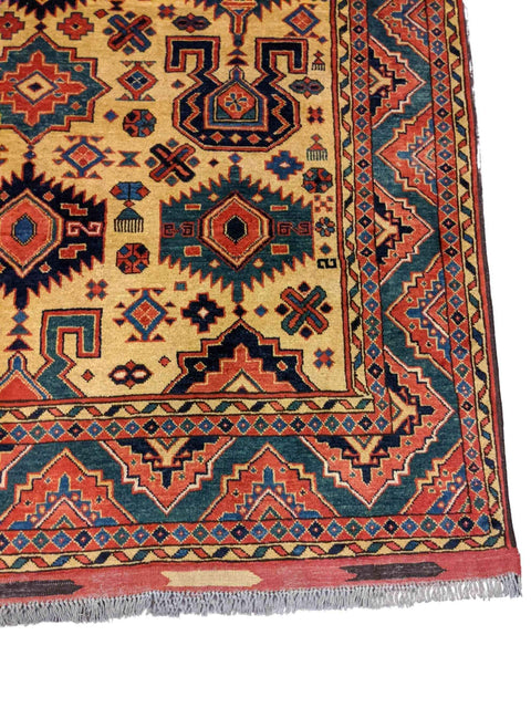 245 x 185 cm Kazak Modern Red Rug - Rugmaster