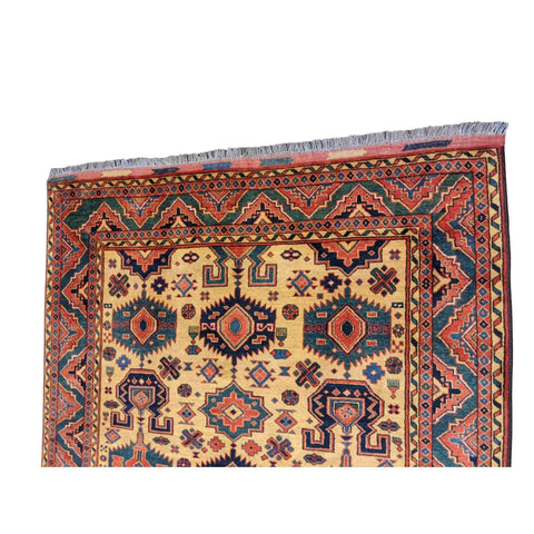 245 x 185 cm Kazak Modern Red Rug - Rugmaster