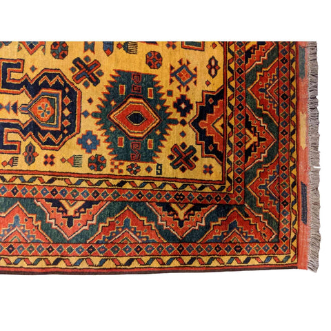 245 x 185 cm Kazak Modern Red Rug - Rugmaster