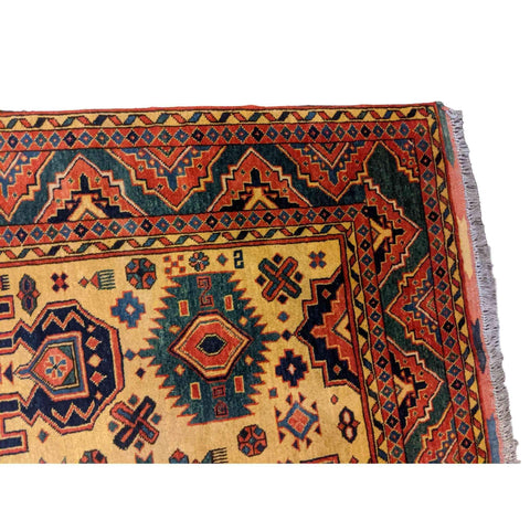 245 x 185 cm Kazak Modern Red Rug - Rugmaster