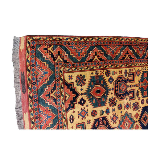 245 x 185 cm Kazak Modern Red Rug - Rugmaster