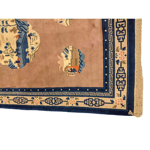 246 x 154 cm Chinese Traditional Red Rug - Rugmaster