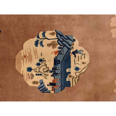 246 x 154 cm Chinese Traditional Red Rug - Rugoutlet