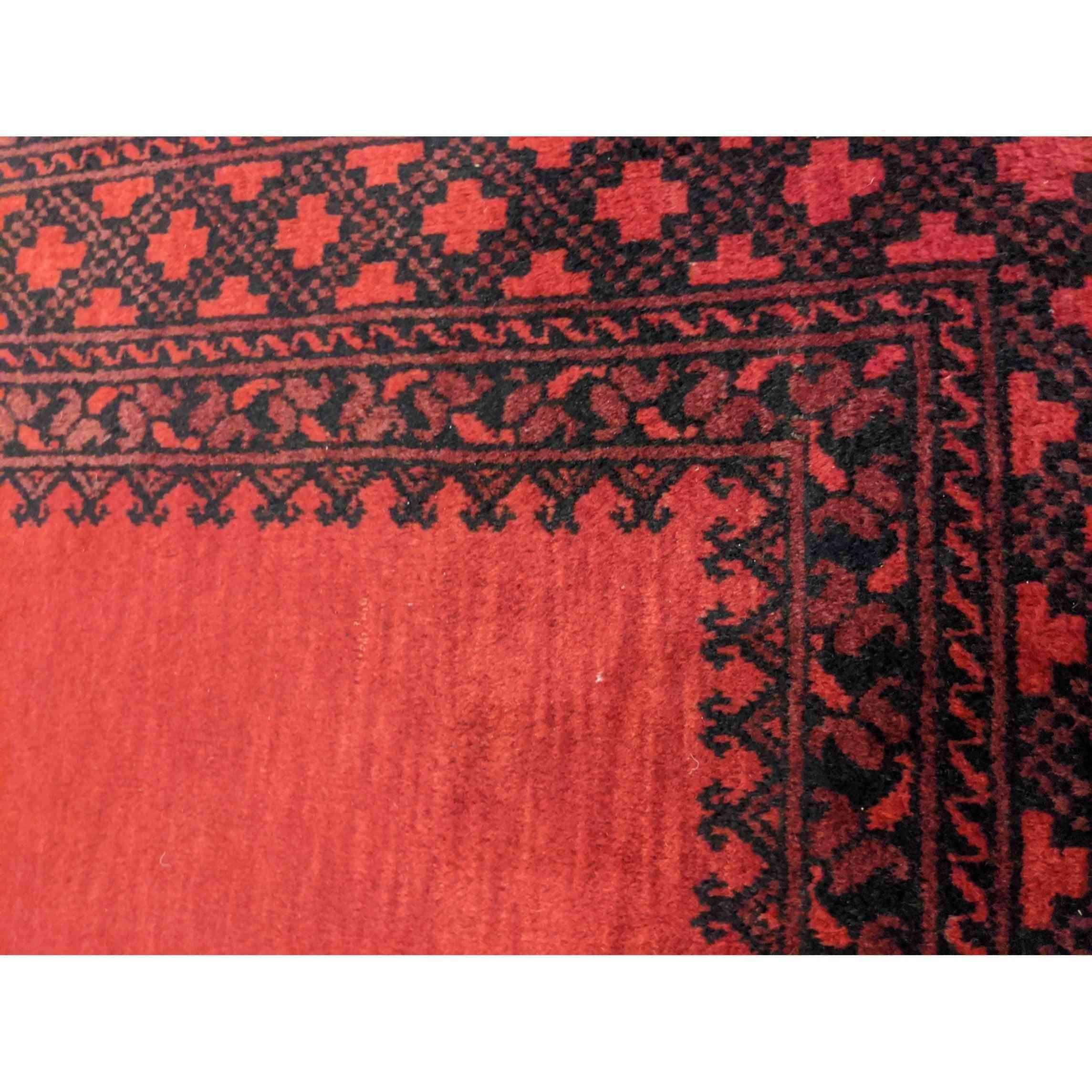 246 x 160 cm Afghan Tribal Red Rug - Rugoutlet