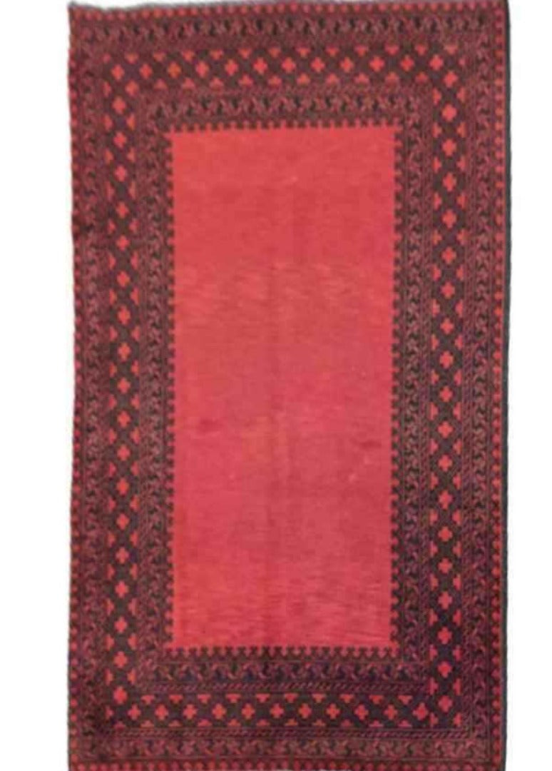 246 x 160 cm Afghan Tribal Red Rug - Rugoutlet