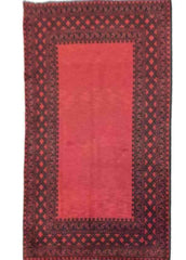 246 x 160 cm Afghan Tribal Red Rug - Rugoutlet