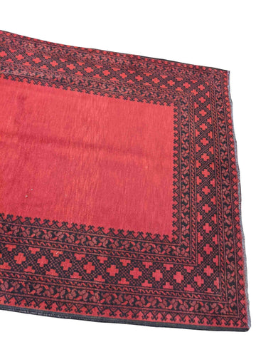 246 x 160 cm Afghan Tribal Red Rug - Rugmaster