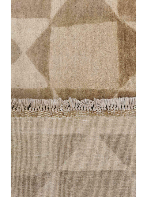 247 x 157 cm Contemporary Modern Brown Rug - Rugmaster