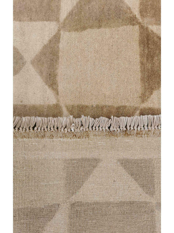 247 x 157 cm Contemporary Modern Brown Rug - Rugmaster