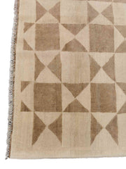 247 x 157 cm Contemporary Modern Brown Rug - Rugmaster
