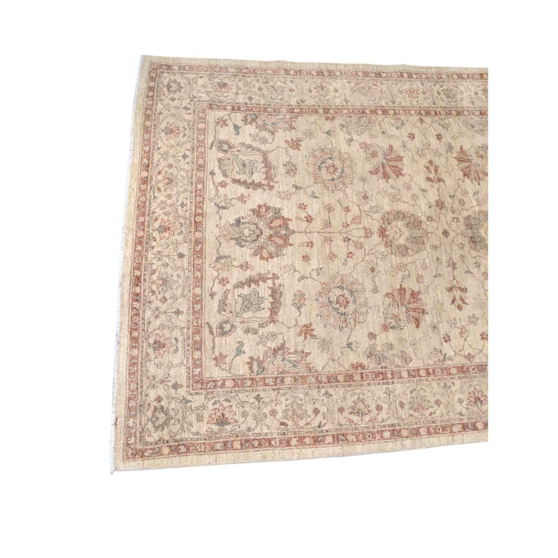 247 x 174 cm Ziegler Antique Beige Rug - Rugmaster