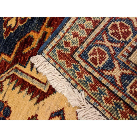 248 x 180 cm Fine Kazak Yellow Rug - Rugoutlet